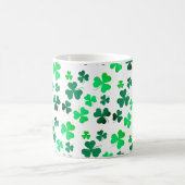 Clover Shamrock Irish Green Spring St Patricks Day Koffiemok (Center)