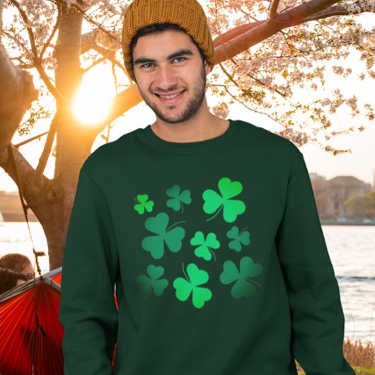 Clover Shamrock Irish Green Spring St Patricks Day Trui