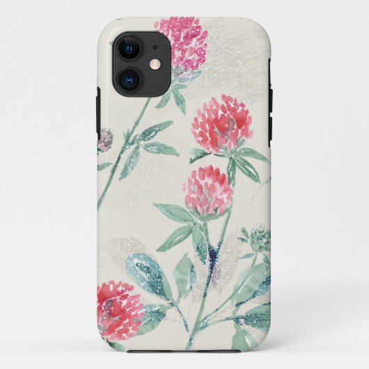 Clover, shamrock op beige. Case-Mate iPhone case (Achterkant)