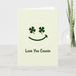 Clover Smile Love You Cousin Kaart