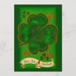  Clover St. Patrick's Day Uitnodiging