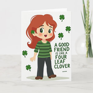 Clover Stripes Vriendenkaart Kaart