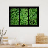 Cloverleaf Triptych Poster (Keuken)