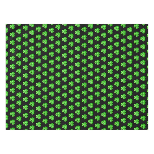 Clovers Tablecloth - Aangepaste kleuren Tafelkleed (Voorkant (Horizontaal))