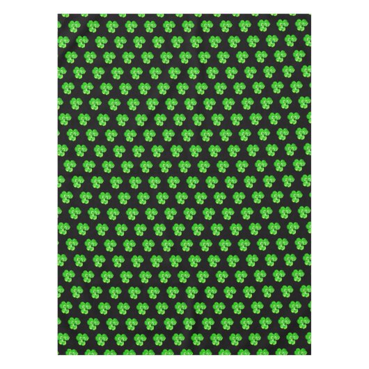 Clovers Tablecloth - Aangepaste kleuren Tafelkleed (Voorkant)