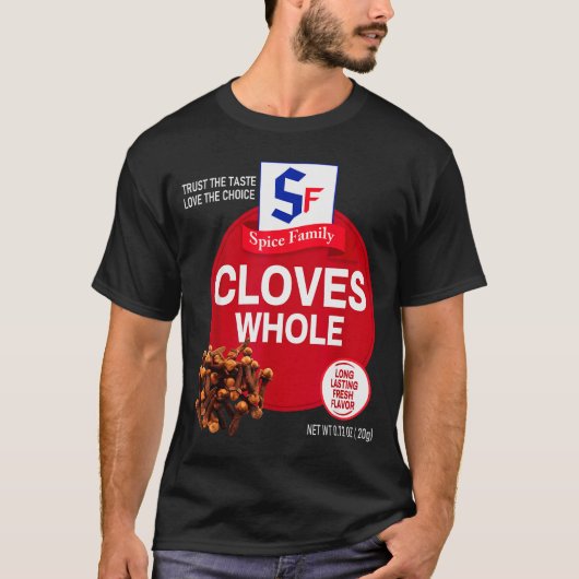 Cloves Whole Halloween Sce Costume Group Matching T-shirt (Voorkant)