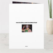 CLOWN AUTOUR DE LA FÊTE DES PÈRES CARTE POUR PAPA (Dos)