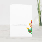 Clown avec étoiles Bonne carte d'anniversaire (Dos)