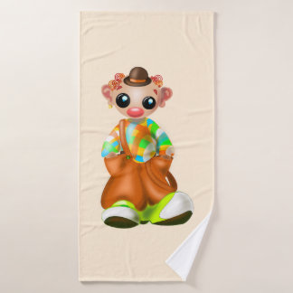 Clown badhanddoeken voor kinderen bad handdoek