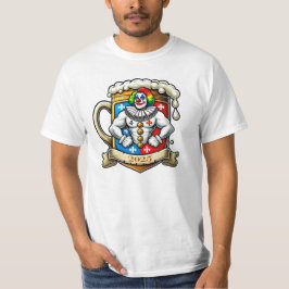 Clown, Bierkrug, Bodybuilding - Fasching Karneval T-shirt