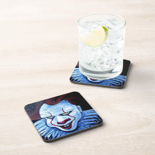Clown:boffelkast Bier Onderzetter