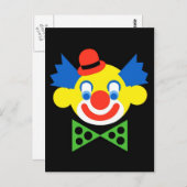 clown briefkaart (Voorkant / Achterkant)