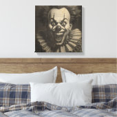  clown canvas muurkunst afdruk (Insitu (Slaapkamer))