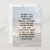 Clown Carnaval van de Schreeuwen Halloween Party Kaart (Achterkant)