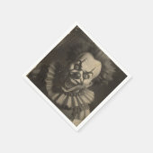 clown cocktailservetten servet (Hoek)