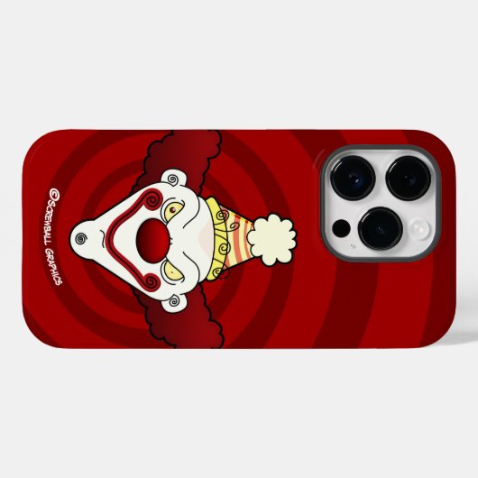 Clown ! coque iphone (Verso (horizontal))