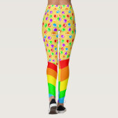 Clown Core en Rainbow Leggings (Achterkant)