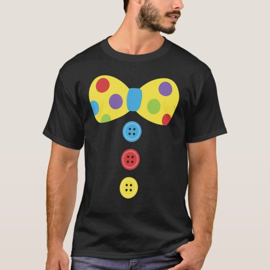 CLOWN costume t-shirt, Clowncore esthetisch T-shirt (Voorkant)