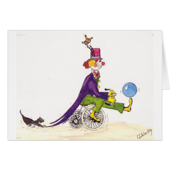 Clown de cirque (Devant horizontal)