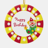 Clown de cirque avec ornement des étoiles (Devant)