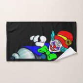 Clown effrayant (Serviette à main)