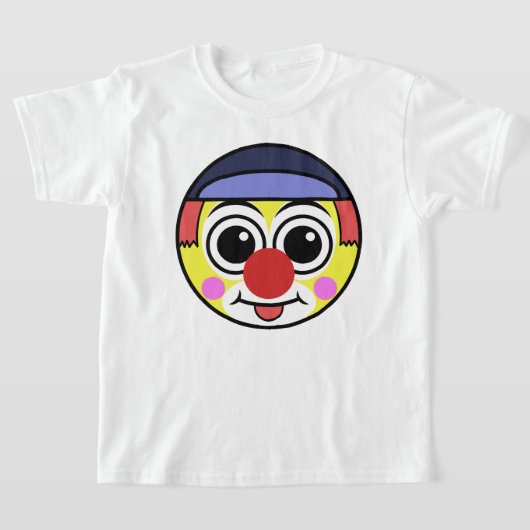 Clown Emoji Face T-Shirt (Laagn)