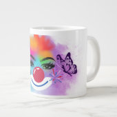 Clown en make-up extra grote beker (Voorkant rechts)