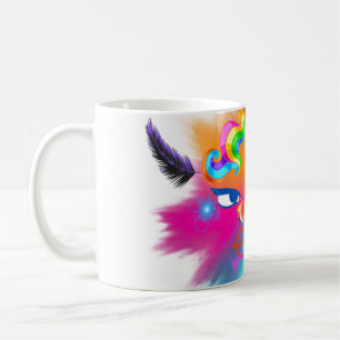Clown en mooie kleuren koffiemok