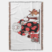 clown en vrienden nemen hun boog af deken (Voorkant Verticaal)