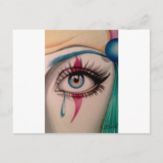 Clown Eye Briefkaart