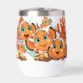 Clown fish Cartoon cute Family Underwater (Avant)