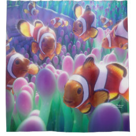 Clown Fish Nemo Douchegordijn