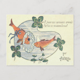 Clown Fish Water Lily Briefkaart