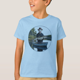 Clown Fisherman Vist grappige Halloween T-shirt