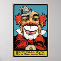  Clown Gezicht Art Poster