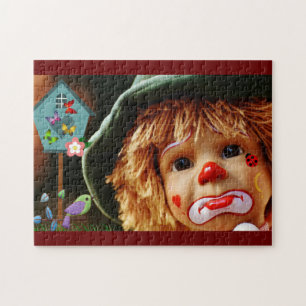 Clown gezicht legpuzzel