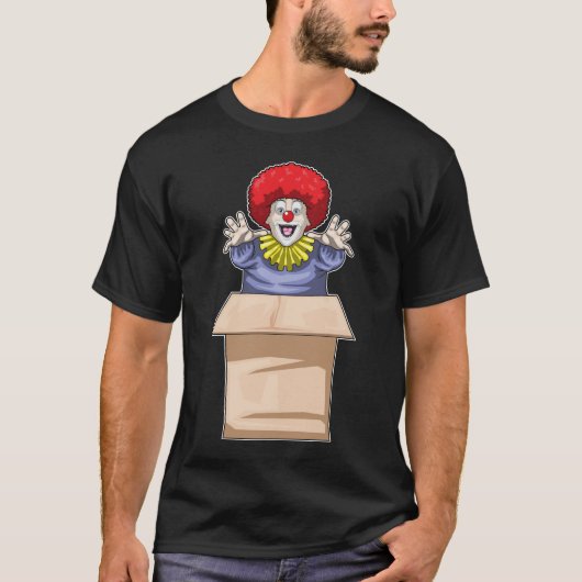 Clown Halloween Doos T-shirt (Voorkant)