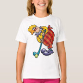Clown Hockey Sport T-Shirt (Devant)