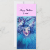 CLOWN IN BLAUW AANKONDIGING (Achterkant)