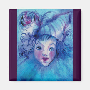 CLOWN IN BLAUW MAGNEET
