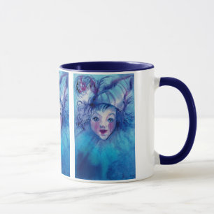 CLOWN IN BLAUW MOK