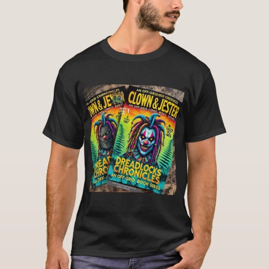 CLOWN & JESTER PREMIERE DUBBEL NUMMER 1 T-SHIRT (Voorkant)