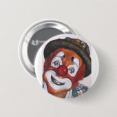 Clown Jonathan Freddies Ronde Button 5,7 Cm (Voorkant /achterkant)
