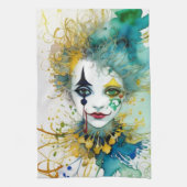 Clown keukenhanddoek (Verticaal)