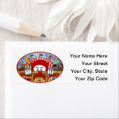 Clown Kilroy Étiquette de adresse (En situation)