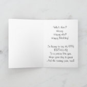 Clown Knock-Knock Plaisanterie Anniversaire Carte  (Intérieur)