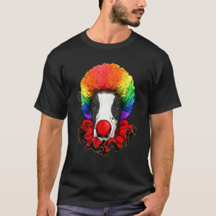 Clown Koe Carnaval Circus Personeel Boerderij Dier T-shirt