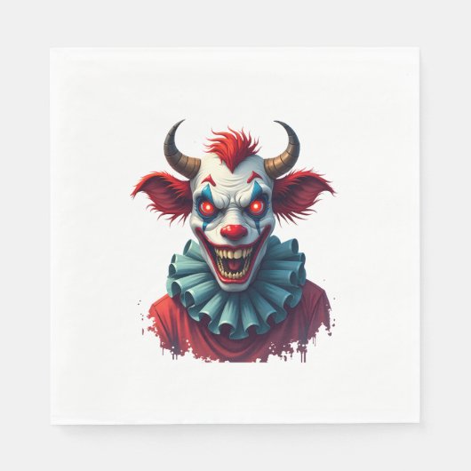 Clown-Koe van de terreur Servet (Voorkant)