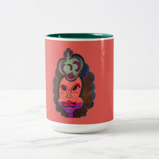 Clown Koningin Tweekleurige Koffiemok