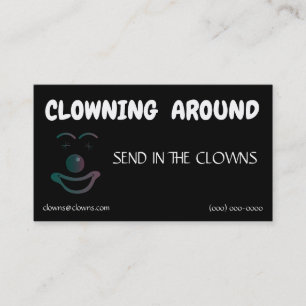 Clown Logos Sjablonen Visitekaartje